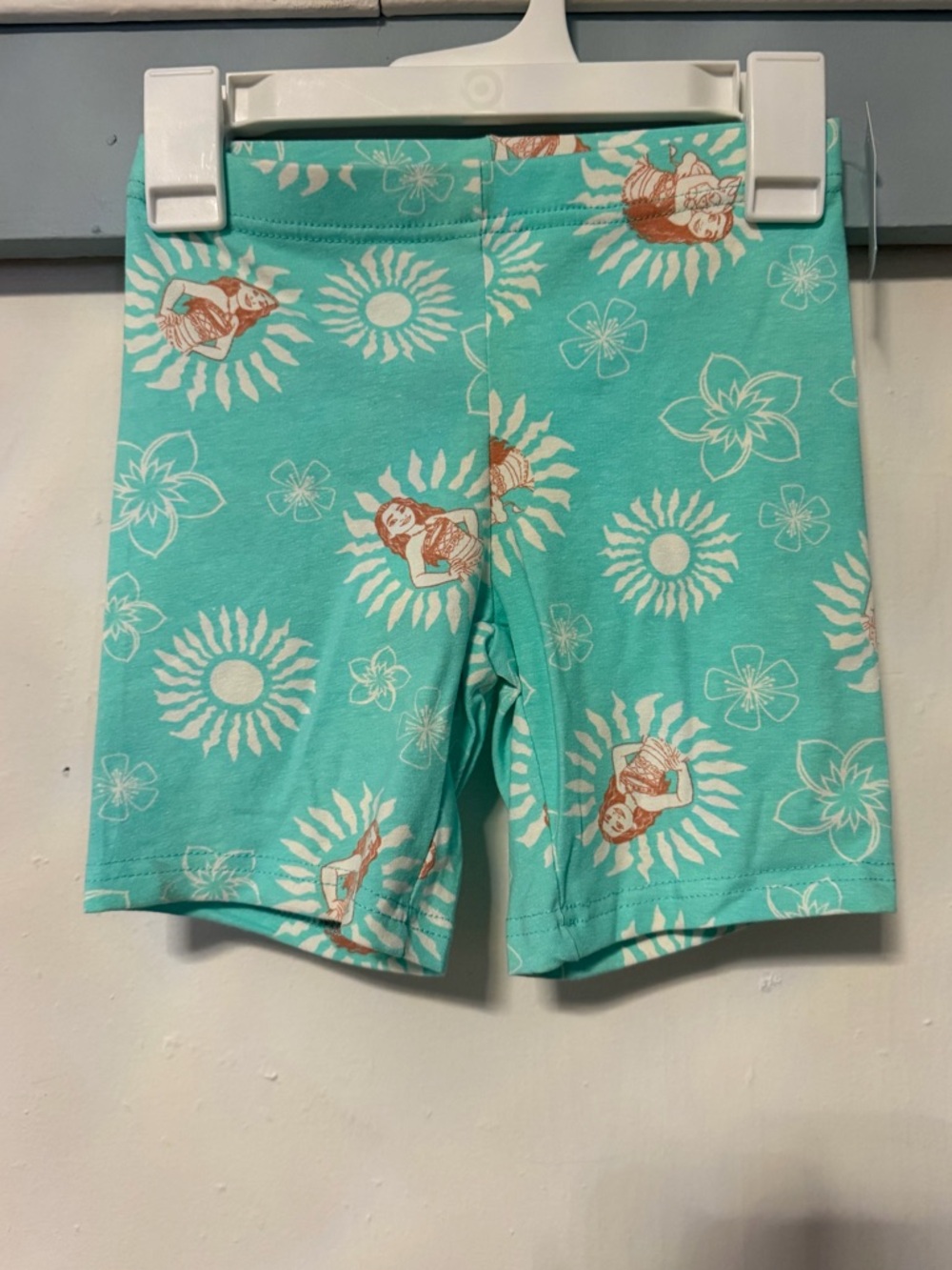 kids moana biker shorts